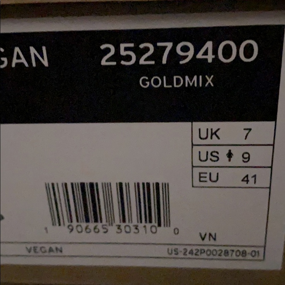- NEW DR MARTENS VEGAN 1460 BLUE GOLDENMIX - Picture 11 of 11